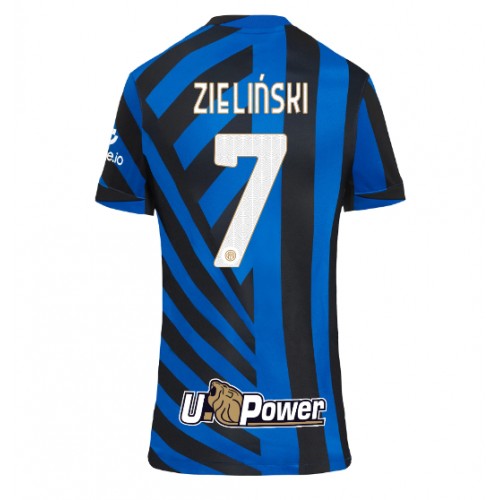 Fotbalové Dres Inter Milan Piotr Zielinski #7 Dámské Domácí 2024-25 Krátký Rukáv